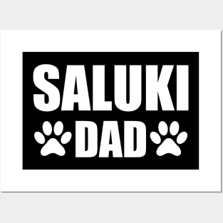 Saluki Dad - Saluki Dog Dad Posters and Art